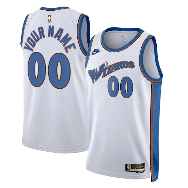 Trendy Washington Wizards Nike Unisex 2022/23 Custom Swingman Jersey Classic Edition White