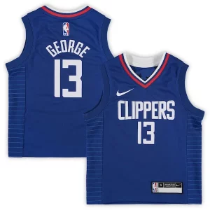 Versatile Bellissimo Paul George LA Clippers Preschool Nike 2020/21 Fast Break Replica Jersey Royal Icon Edition