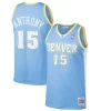Versatile Carmelo Anthony Denver Nuggets Hardwood Classics Swingman Jersey Light Blue
