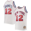 Versatile Dick Barnett New York Knicks 1969/70 Hardwood Classics Swingman Jersey White