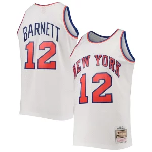 Versatile Dick Barnett New York Knicks 1969/70 Hardwood Classics Swingman Jersey White