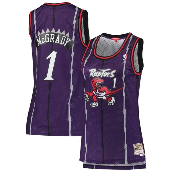 Versatile Duraturo Accattivante Tracy McGrady Toronto Raptors Women's 1998/99 Hardwood Classics Swingman Jersey Purple