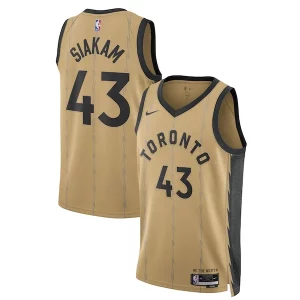 Versatile Eccezionale Pascal Siakam Toronto Raptors Nike Unisex 2023/24 Swingman Jersey Gold City Edition