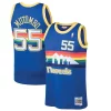 Versatile Elegante Dikembe Mutombo Denver Nuggets 1991/92 Hardwood Classics Swingman Jersey Blue