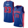 Versatile Jaden Ivey Detroit Pistons Nike Unisex 2022 NBA Draft First Round Pick Swingman Jersey Icon Edition Blue