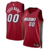 Versatile Miami Heat Jordan Brand Unisex 2022/23 Swingman Custom Jersey Statement Edition Red