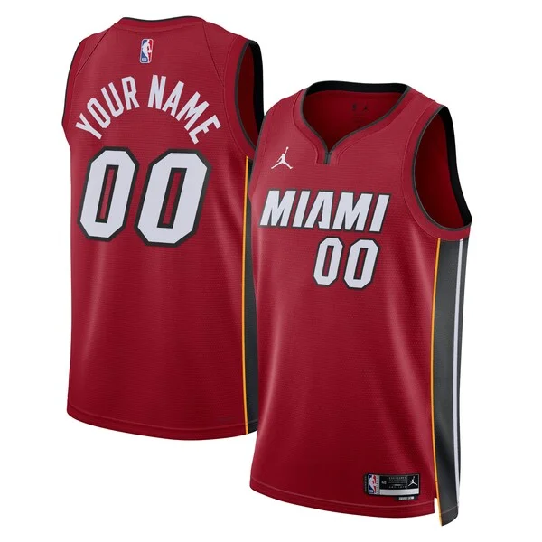 Versatile Miami Heat Jordan Brand Unisex 2022/23 Swingman Custom Jersey Statement Edition Red