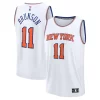 Versatile Resistente Jalen Brunson New York Knicks Fast Break Replica Player Jersey Association Edition White