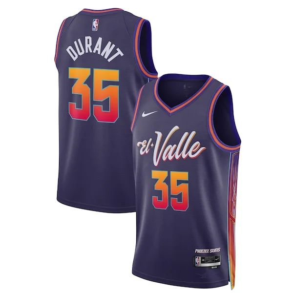 Versatile Resistente Kevin Durant Phoenix Suns Nike Unisex 2023/24 Swingman Jersey Purple City Edition