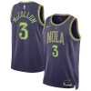 Versatile Robusto CJ McCollum New Orleans Pelicans Nike Unisex 2024/25 Swingman Player Jersey City Edition Purple