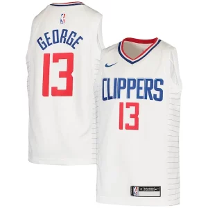 Versatile Sofisticato Paul George LA Clippers Nike Youth 2020/21 Swingman Jersey Association Edition White